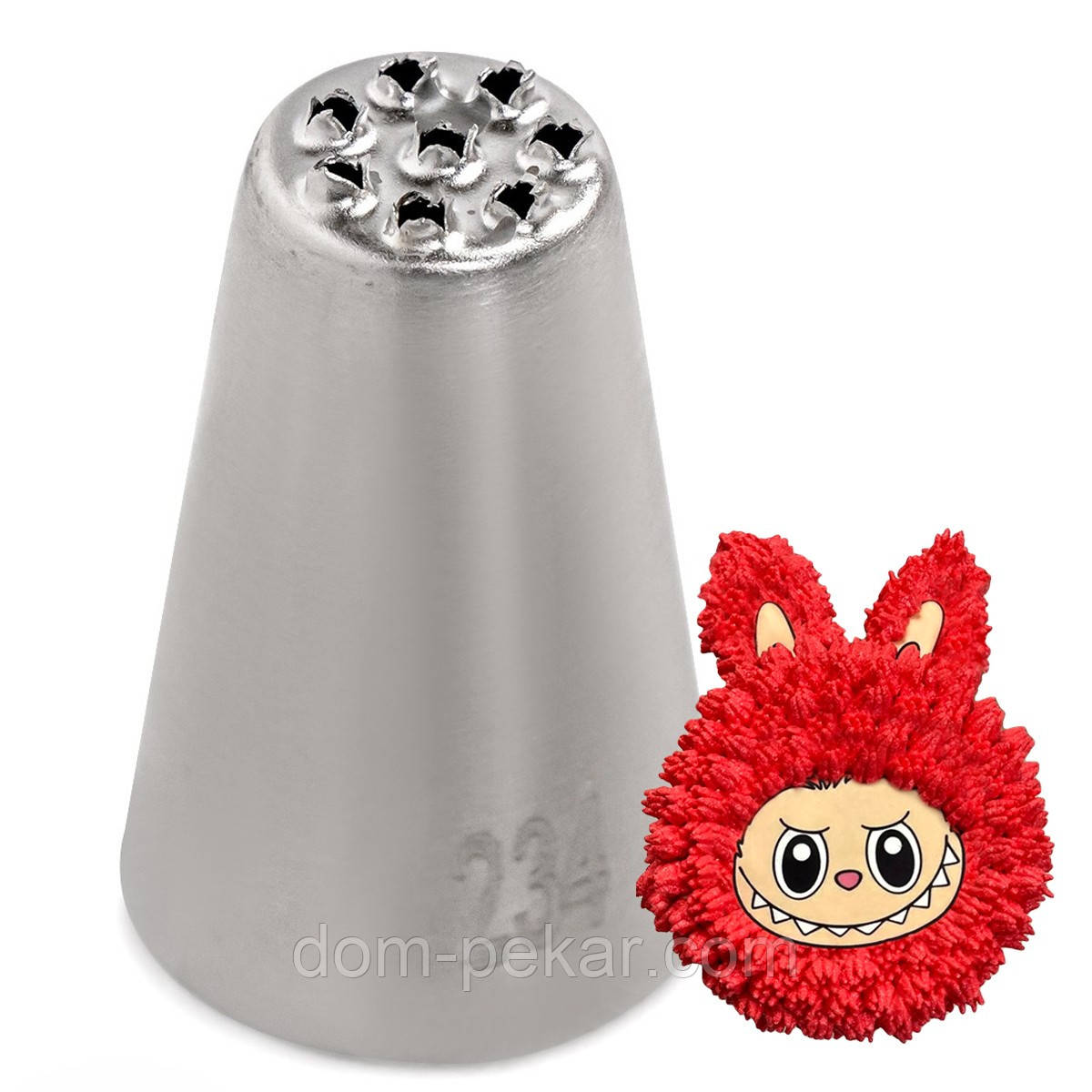 Насадка кондитерська 1 шт метал Травичка 24 (підстава 25 мм)
