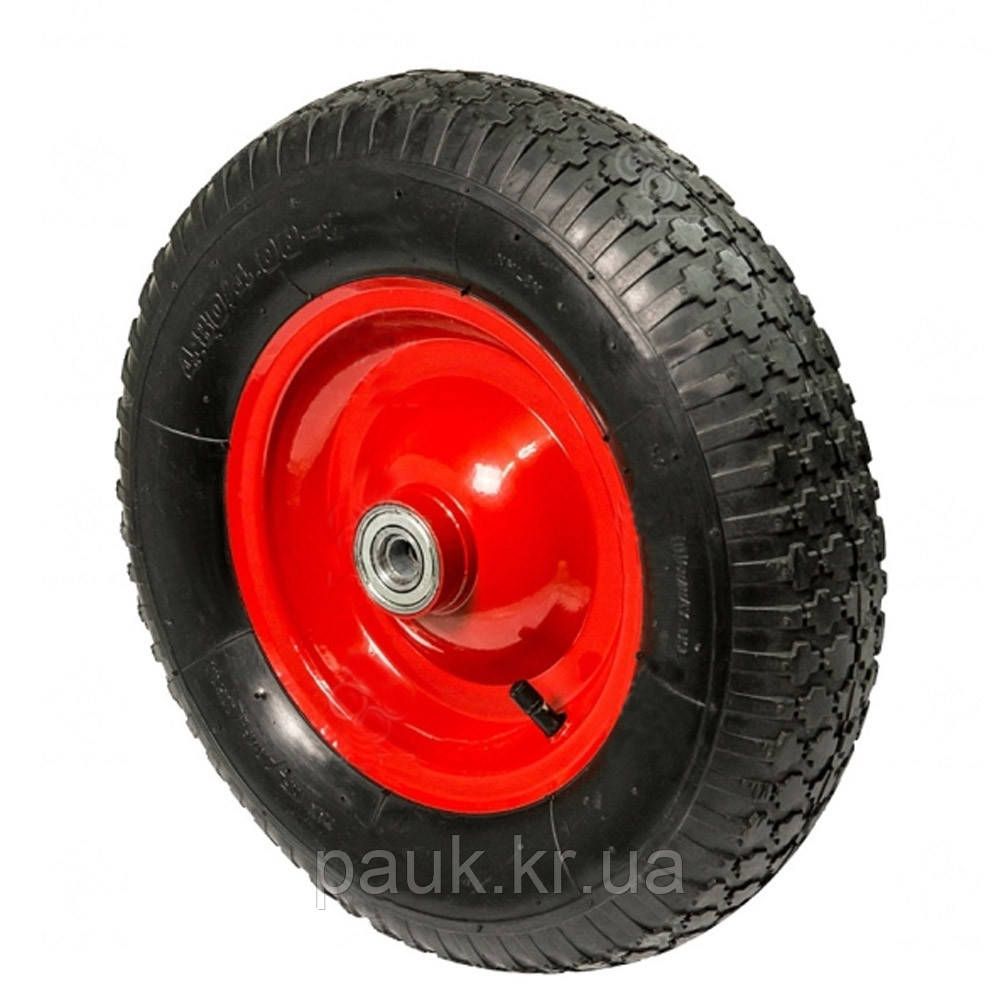 Колесо 28-400х92-B(28 "Norma High") Ø 382 мм, пневматичне колесо, пневмоколесо, колесо з пневматичної гуми, колесо на візок