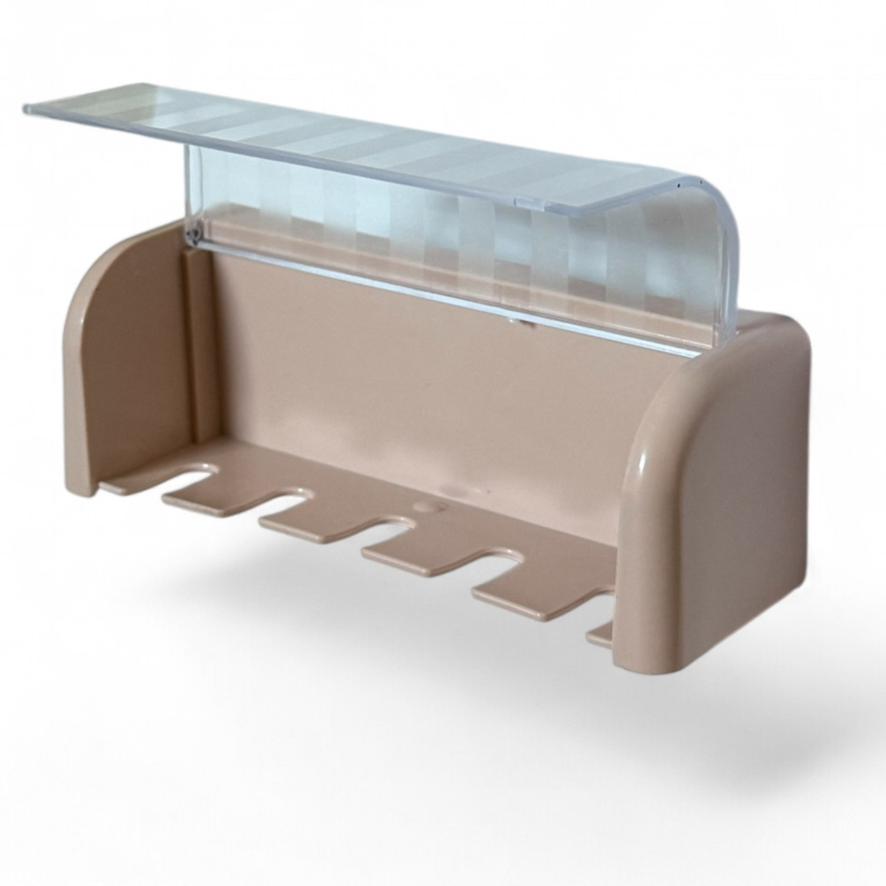 Тримач зубних щіток Toothbrush Storage настінний - Coral, фото 1