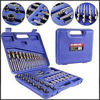 Набір екстракторів для викручування зламаних болтів і гайок 49 шт MAR-POL M58663