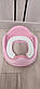 Дитяче сидіння для унітаза біле з рожевим, фото 3