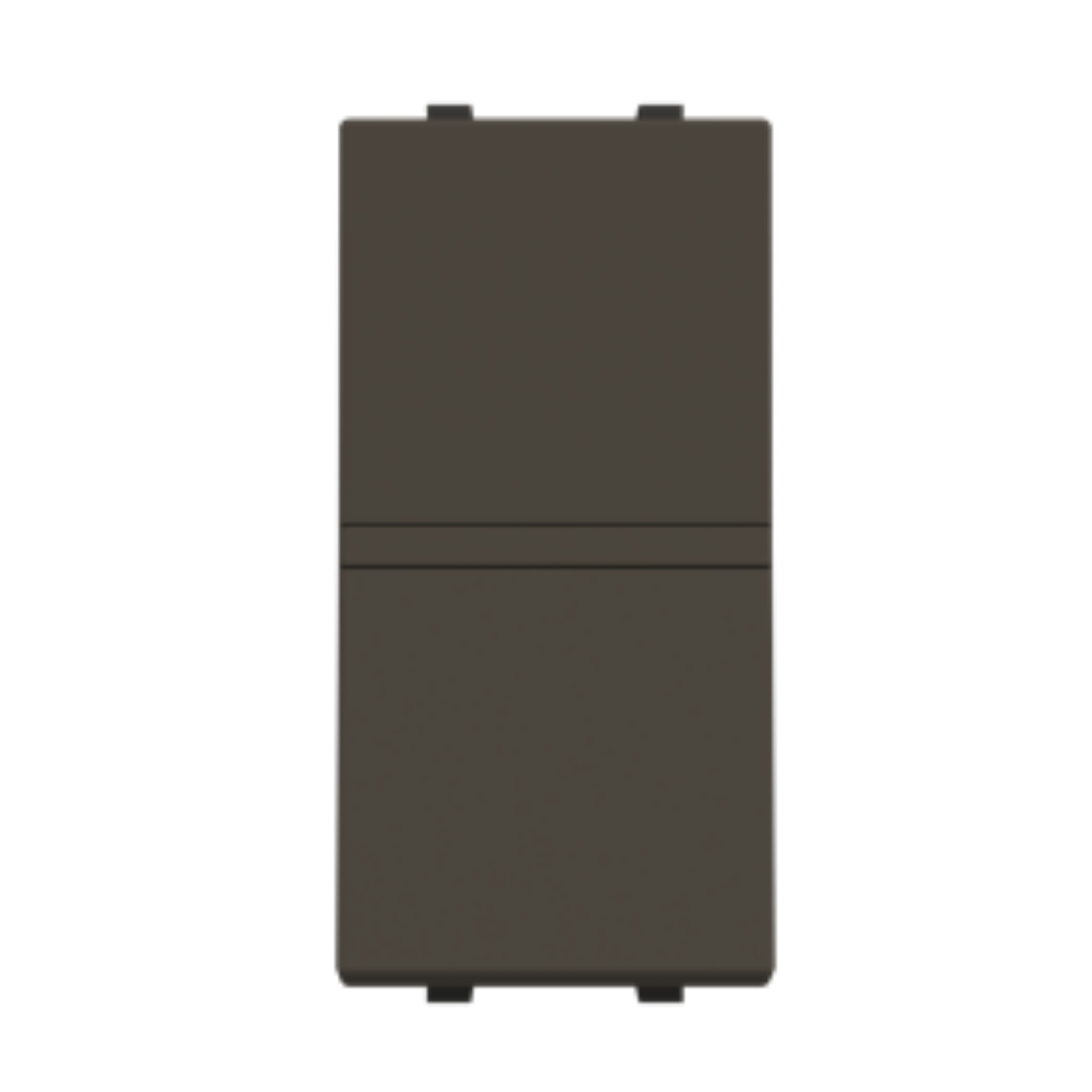 Вимикач кнопочний N2104.7АА Total Athracite Zenit ABB 1 модуль