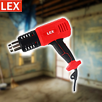 Якісний будівельний фен Lex LXHG205 Технічні професійні фени 2000 Вт