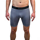 Треки тайси спортивні компресійні велосипедки Europaw PRO еластичний трикотаж для активних занять спортом сірі, фото 3