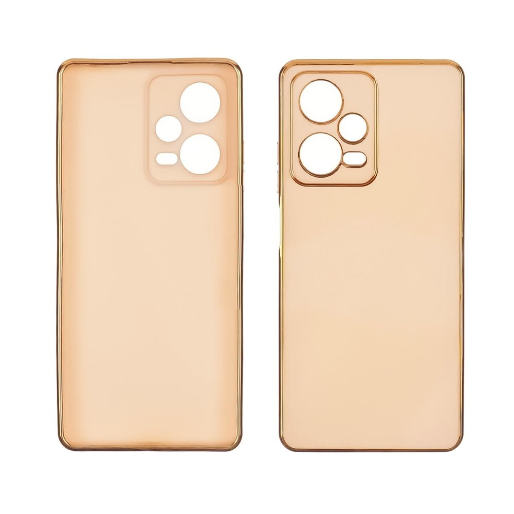 Чохол Glossy Color для Xiaomi Redmi Note 12 Pro 5G колір 2 рожевий, фото 1