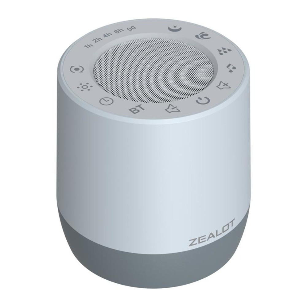 Портативна Bluetooth-колонка ZEALOT Z6 з LED-підсвіткою White, фото 1