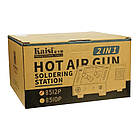 Паяльна станція прецизійна Kaisi 8512P, фен, паяльник T12, цифрова індикація, фото 9