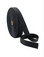 Стрічка ремінна чорна нейлон 25мм та 40мм РОЗПРОДАЖ