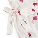 Пісочник для дівчинки з бантиками та пов'язкою Pink hearts, фото 3
