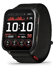 Годинник Garmin Venu X1 Black with Slate Titanium Caseback and Black ComfortFit Nylon Band, фото 5