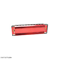 Губна гармошка арт.9810J1  у футлярі 11*3, 2*3, 2см