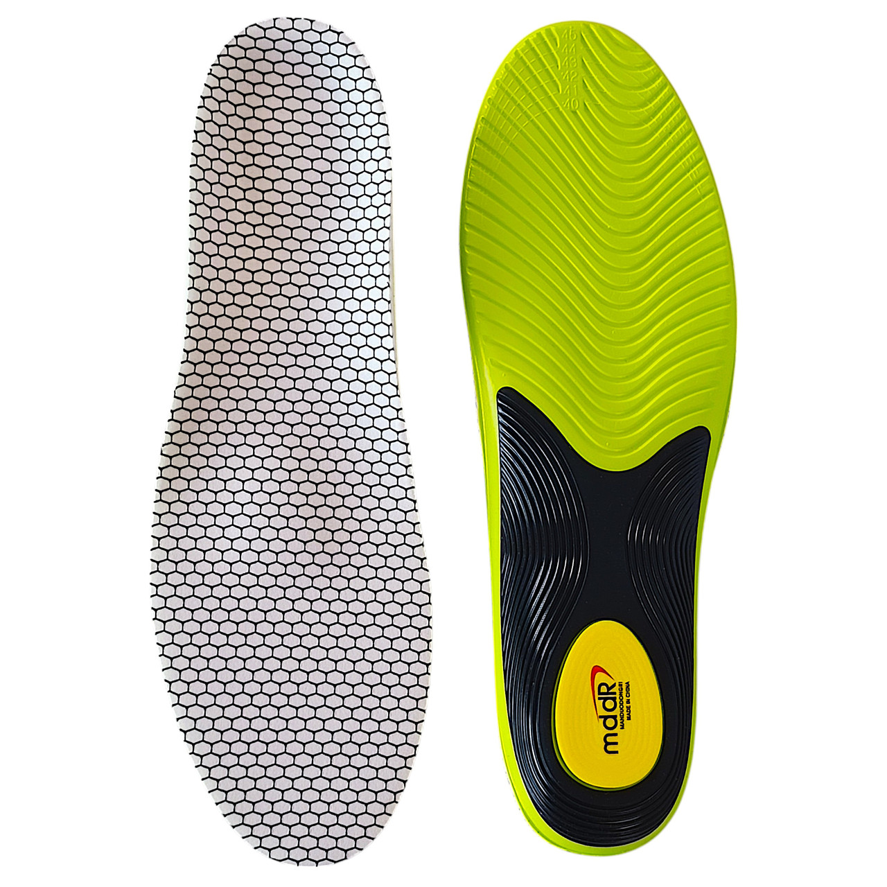 Устілки ортопедичні MDDR sport professional 40-46 (26-29 см) при плоскостопості та активних навантаженнях, білий, фото 1