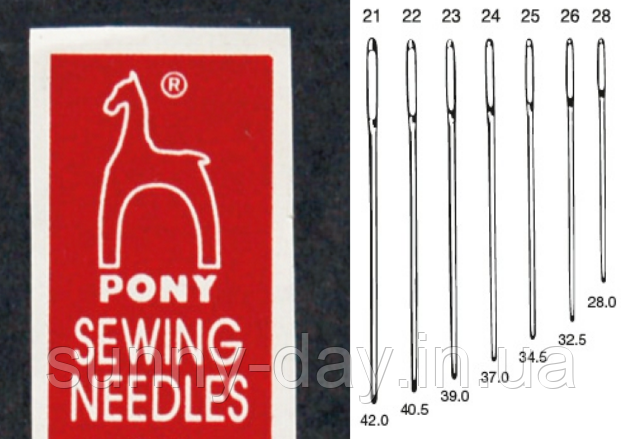Голки гобеленові Pony No24