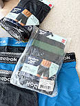 Reebok Performance boxer brief 3 шт Перфоровані дихаючі чоловічі труси боксери з м'якої тканини для спроту літні, фото 5