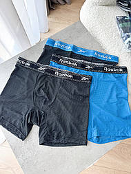 Reebok Performance boxer brief 3 шт Перфоровані дихаючі чоловічі труси боксери з м'якої тканини для спроту літні
