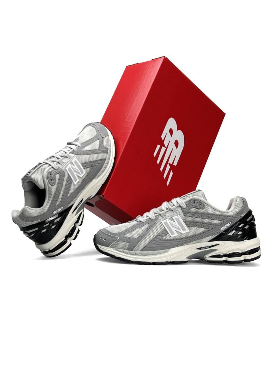 Чоловічі кросівки шкіра текстиль New Balance 1906R Grey Beige Black, кеди Нью Беланс сірі. Чоловіче взуття, фото 1