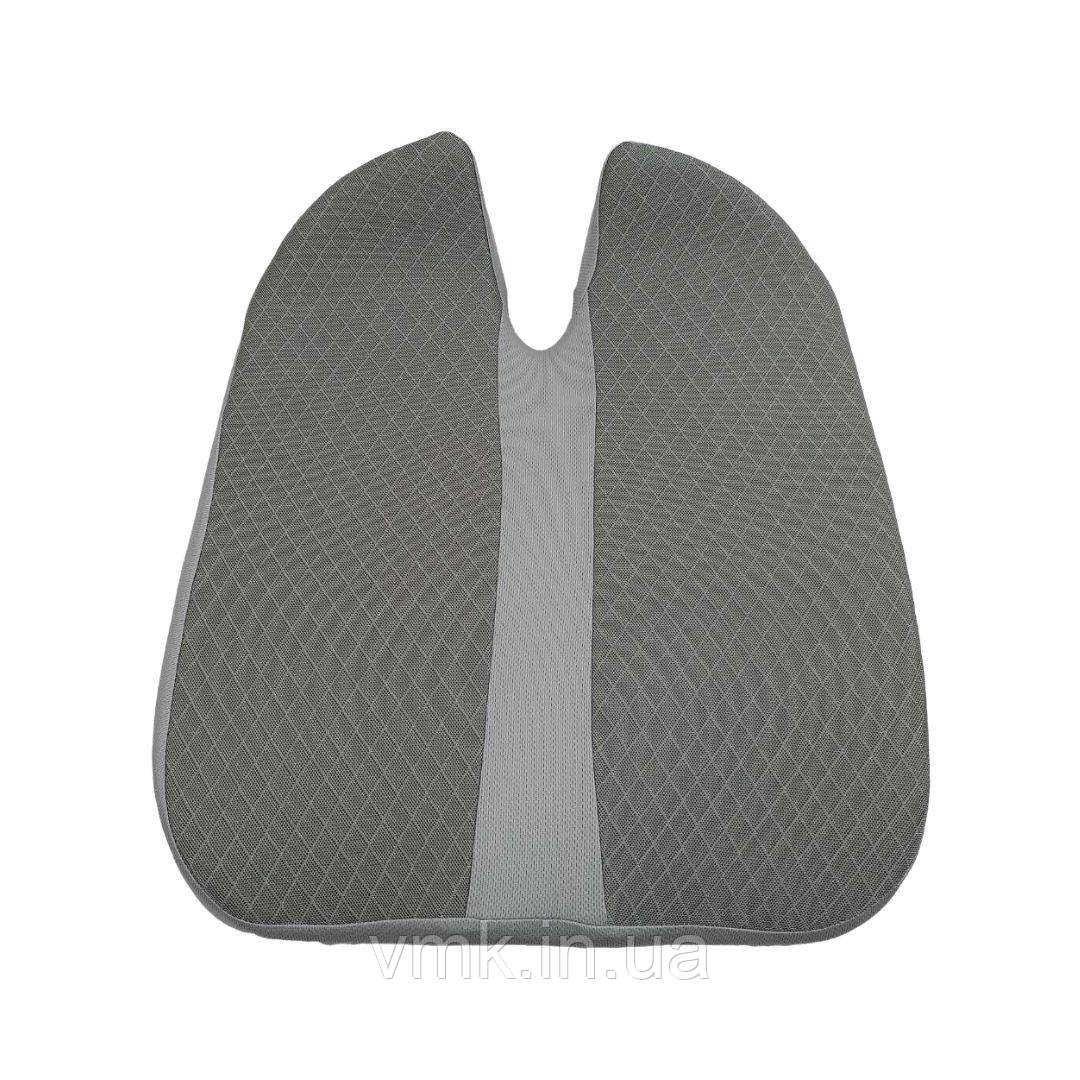 Ортопедична подушка Memory Foam для попереку (45×43×6 см) — для авто та офісу, фото 1