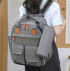 Багатофункціональний рюкзак для мам із пеленкою та термокишенею