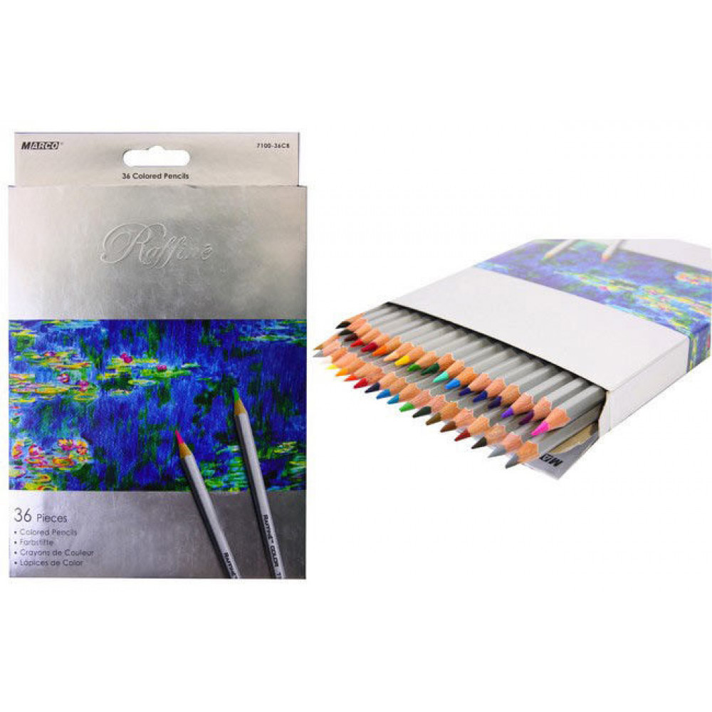 Олівці кольорові Raffine MARCO 36 кол. (7100-36СВ)