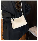Жіноча сумка — гарна якість, базовий стильна сумка для через плече Ручні сумки — клатч ОПТ, фото 9