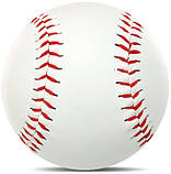 М'яч для бейсболу та софтболу Rookie Softball Star білий (розмір 30,48 см) WB5412, фото 2