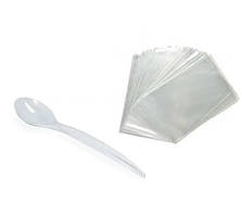 Ложка одноразова чайна в інд. упаковці прозора 100шт/уп