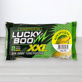 Технопланктон Lucky Boo XXL Fluo, 3шт/уп, 225г, Кукурудза