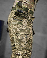 Військові штани із захисними вставками для колін G3, Камуфляжні штани для військових Misterioso Піксель 3XL