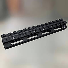 Компенсатор висоти Leapers UTG Universal, H: 12.7 мм, L: 140 мм, 13 слотів Weaver/Picatinny (MT-RSX5L)