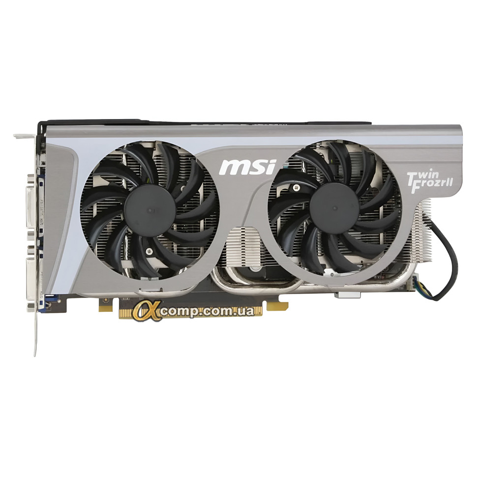 Відеокарта MSI GTX560 (1Gb • GDDR5 • 256bit • DVI • mini HDMI) N560GTX Twin Frozr II/OC БВ
