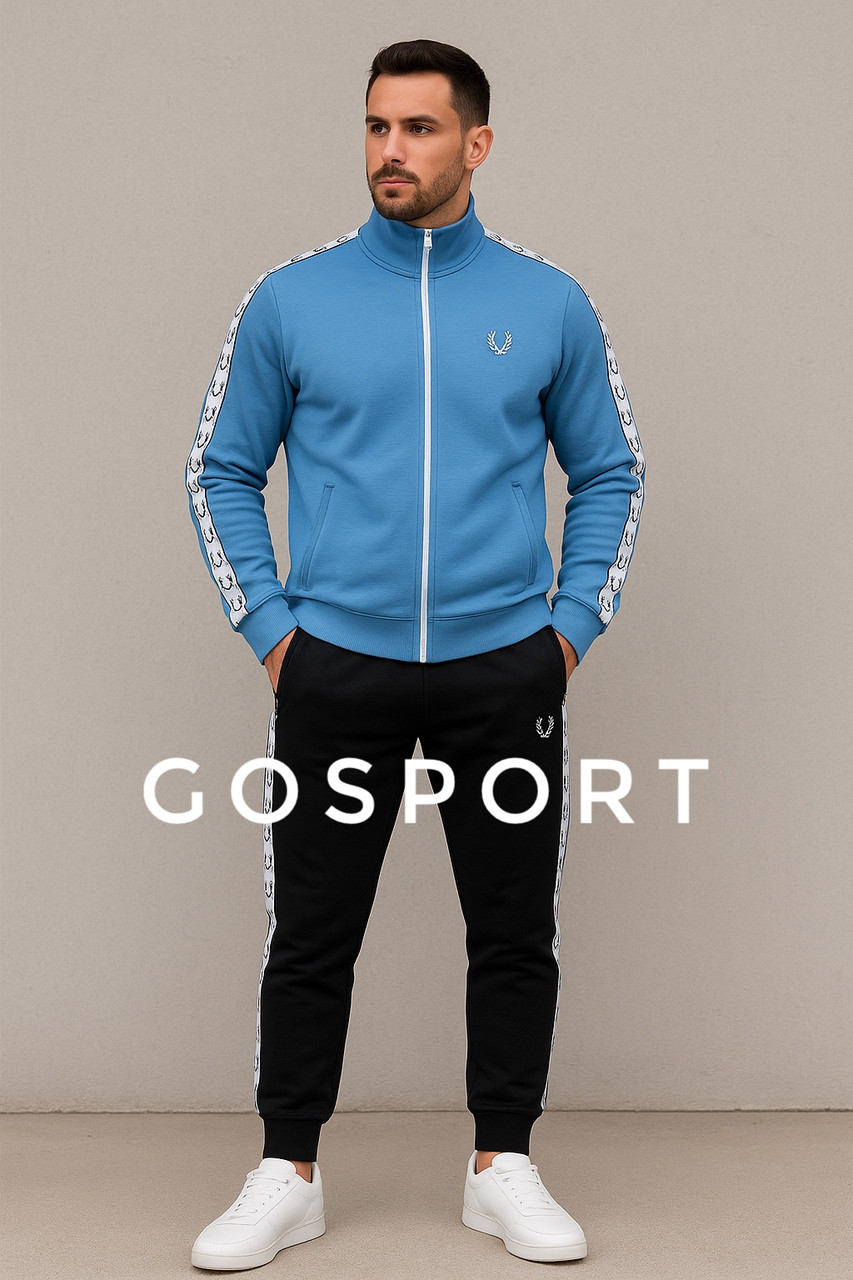 Спортивний чоловічий костюм FP блакитний