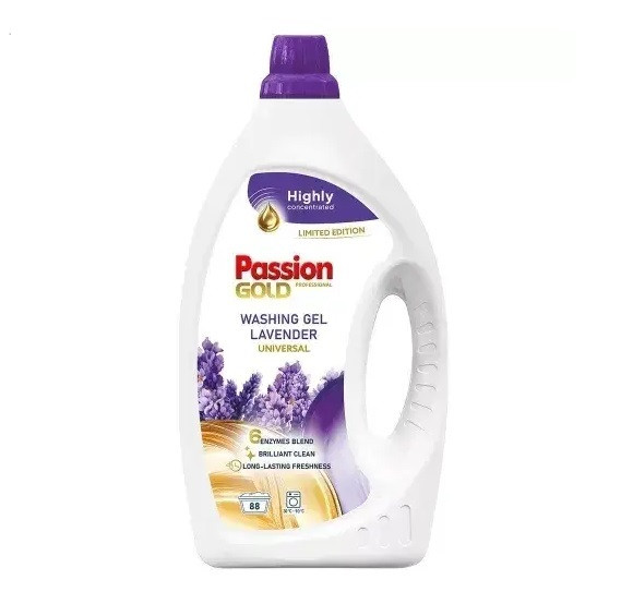 Гель для прання Passion Gold Universal Lavender 3,52 л, фото 1