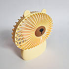 Портативний дитячий вентилятор на акумуляторі Капібара, 12х12 см, фото 4