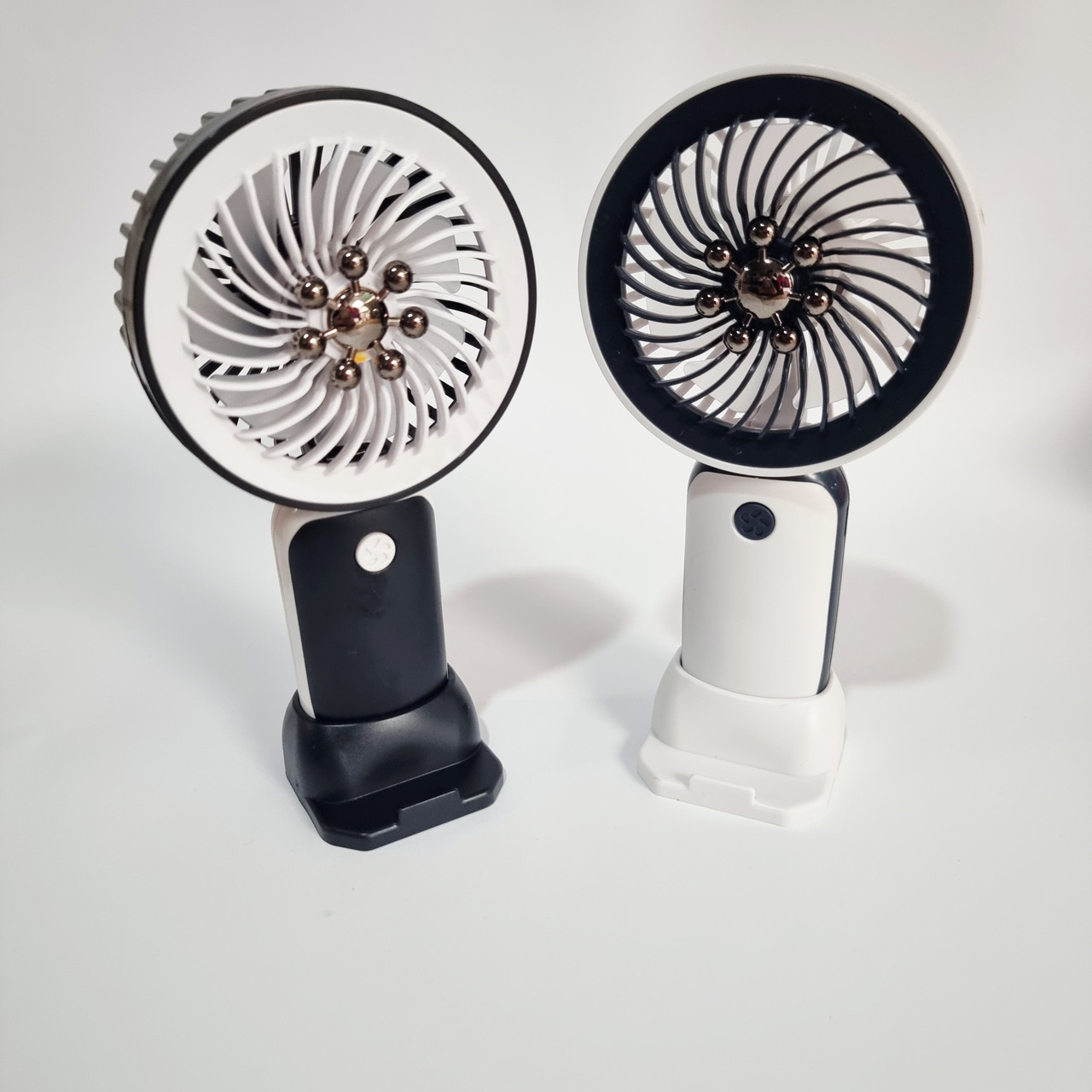 Портативний ручний вентилятор на акумуляторі AL-34, 18 см, фото 1