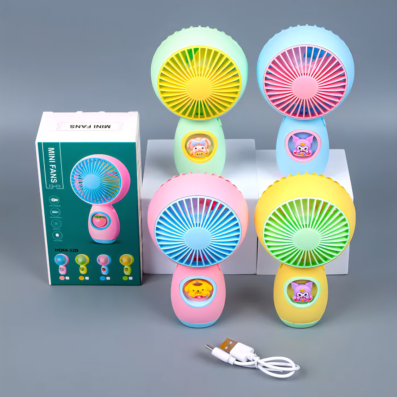 Портативний вентилятор Аніме USB, 14 см, фото 1