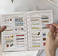 Набір для вишивки та рукоділля блокнот з голками і нитками подарунок для дорослих і дітей