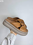 Шльопанці із натуральної шкіри, фото 3