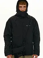Анорак з плащівки на мембрані "Едо", чорний, від українського бренду TUR WEAR