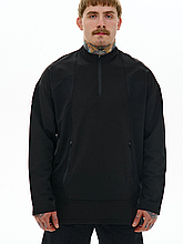 Світшот зі стрейч нейлону "Скейп", чорний,  від українського бренду TUR WEAR