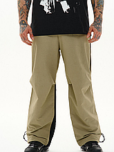 Карго штани зі стрейч нейлону "Ямагуті", сірого кольору, від бренду TUR WEAR