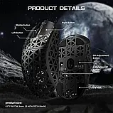 Миша Attack Shark R5 Ultra бездротова, ігрова, carbon корпус, 2.4G, Bluetooth, 8K — Чорний, фото 3