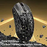 Миша Attack Shark R5 Ultra бездротова, ігрова, carbon корпус, 2.4G, Bluetooth, 8K — Чорний, фото 6