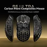 Миша Attack Shark R5 Ultra бездротова, ігрова, carbon корпус, 2.4G, Bluetooth, 8K — Чорний, фото 7