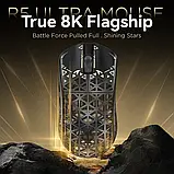 Миша Attack Shark R5 Ultra бездротова, ігрова, carbon корпус, 2.4G, Bluetooth, 8K — Чорний, фото 9
