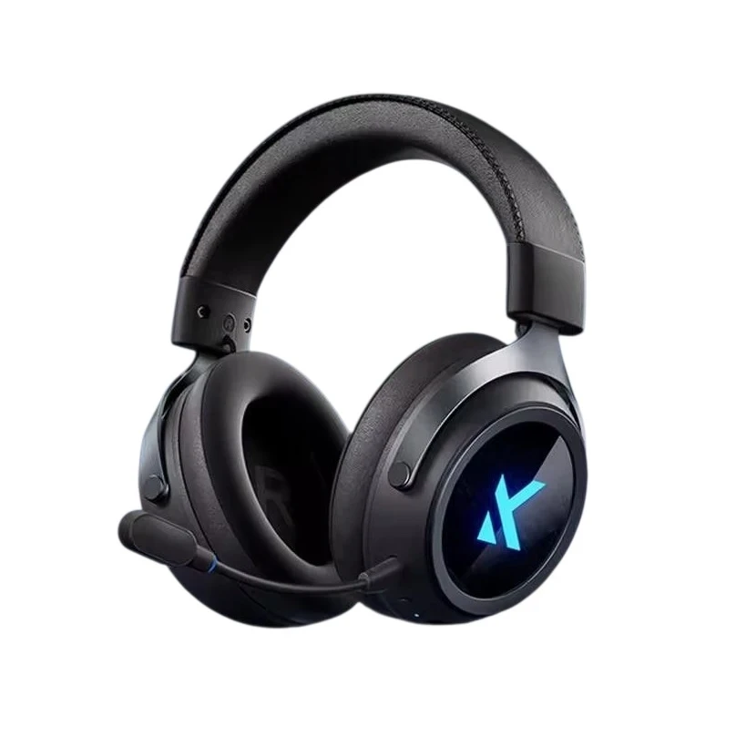 Навушники Mchose X9 ігрові бездротові Bluetooth, 2.4G для ПК, PS, Switch, телефона з мікрофоном — Чорний, фото 1
