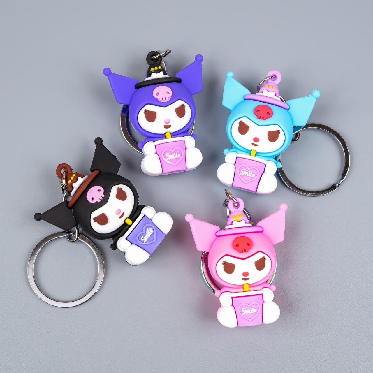 Гумові брелоки Мультики для ключів №2, 12 шт упаковка, фото 1