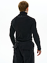 Чоловічий лонгслів-рашгард TUR WEAR SM-2417 чорний S,M,L,XL, фото 4