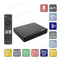 Смарт ТВ приставка Vontar RT-X2 4/64 Гб Android TV 14 Smart Box