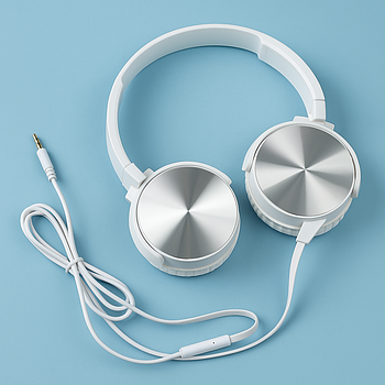 Навушники дротові Extra Bass (білі)