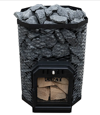 COZY 18, товщина металу 5 мм, дров'яна піч для лазні та сауни до 18 м. куб, фото 2